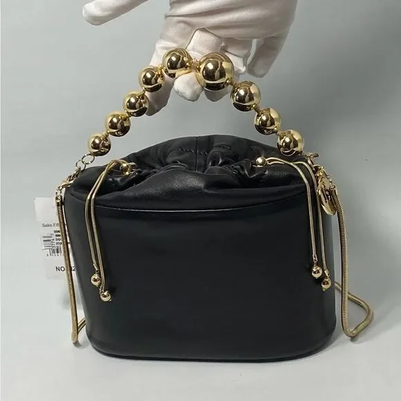 Rosantica Brick Leather Bucket Bag - Picture 6 of 11